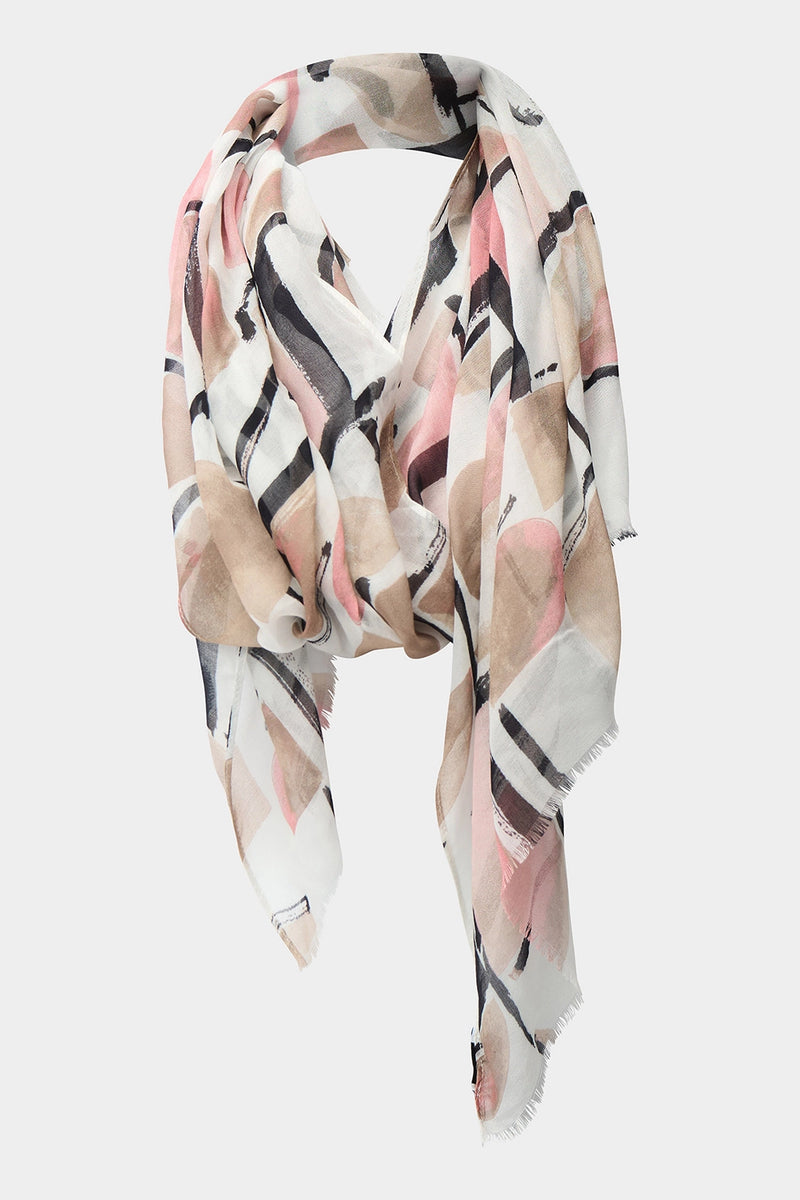 Joseph Ribkoff Viscose Abstract Print Scarf Jr261987