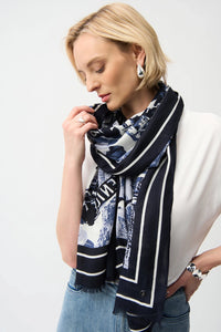 Joseph Ribkoff Modal Conversational Print Scarf Jr261988