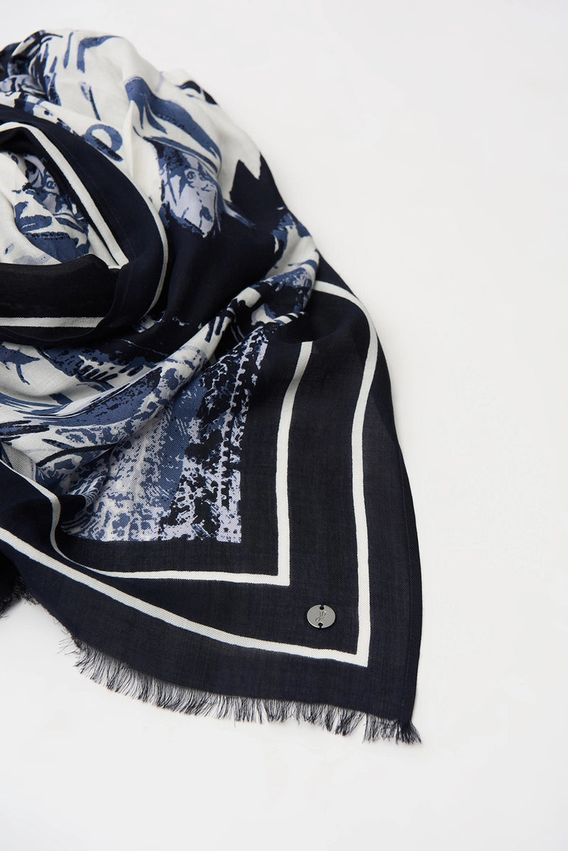 Joseph Ribkoff Modal Conversational Print Scarf Jr261988