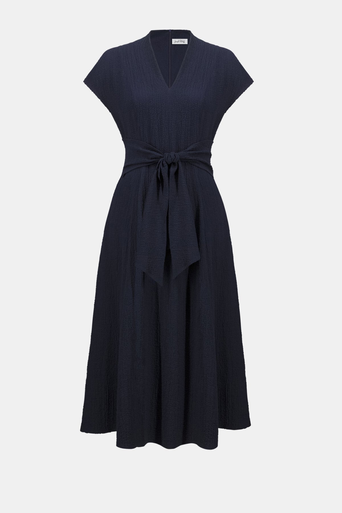 Joseph Ribkoff Woven Seersucker Fit And Flare Dress Jr262026