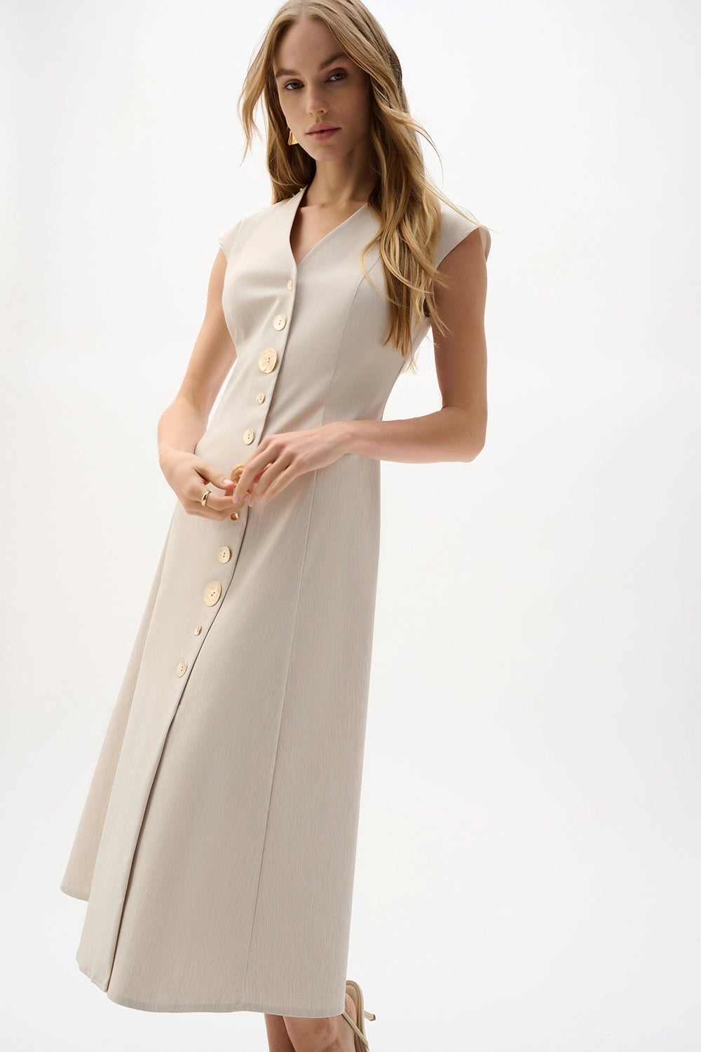 Joseph Ribkoff Melange Millennium Fit And Flare Dress Jr262129
