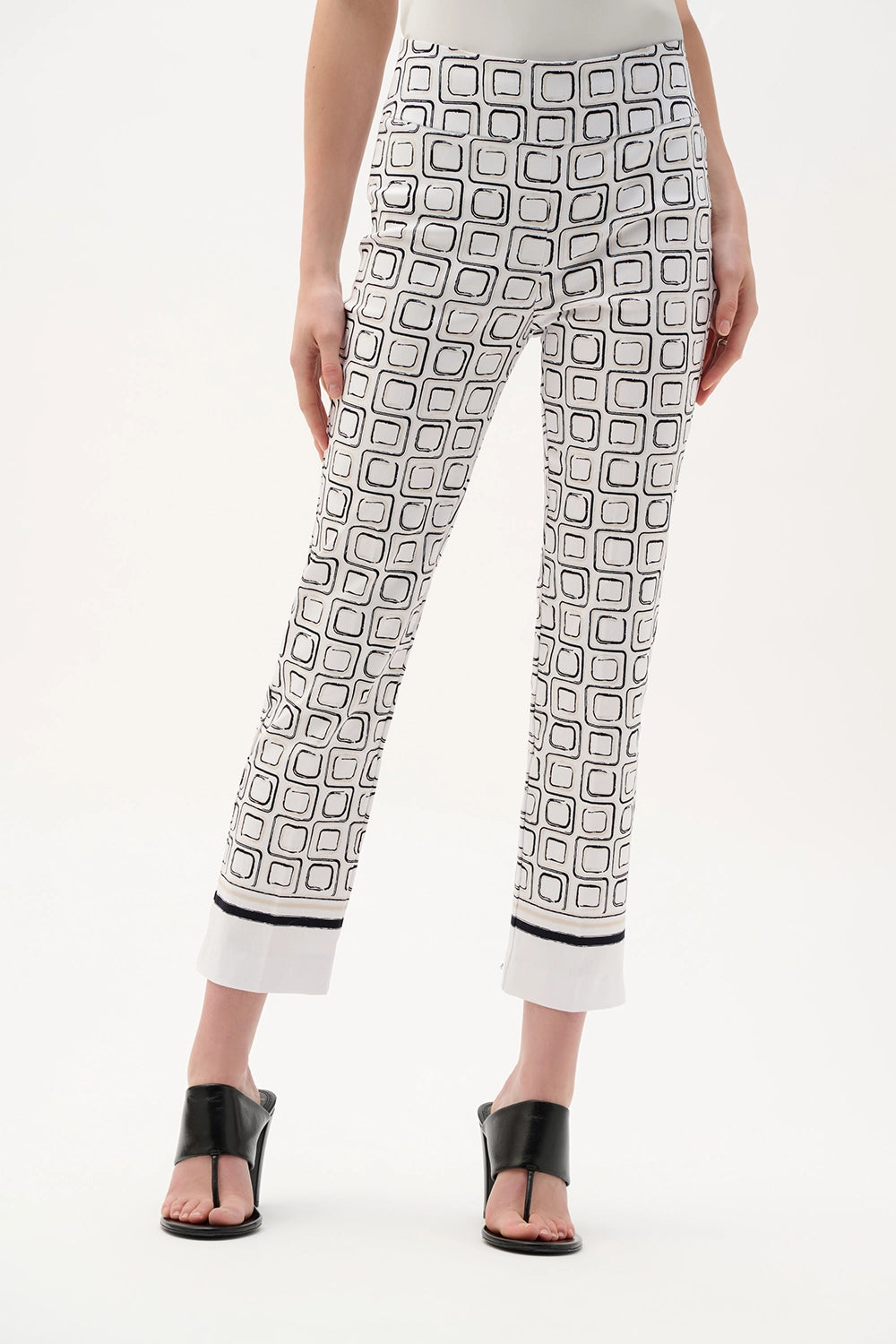 Joseph Ribkoff Millennium Printed Straight Pull-On Pants Jr262206