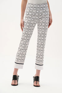 Joseph Ribkoff Millennium Printed Straight Pull-On Pants Jr262206