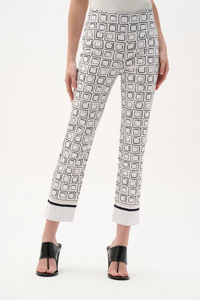 Joseph Ribkoff Millennium Printed Straight Pull-On Pants Jr262206