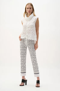 Joseph Ribkoff Millennium Printed Straight Pull-On Pants Jr262206