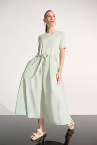 Joseph Ribkoff Jersey And Memory Fit & Flare Dress With Waist Detail Jr262627