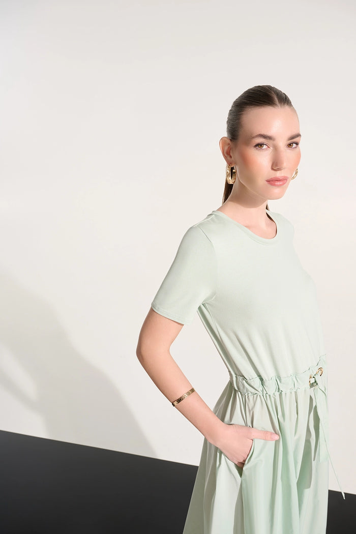 Joseph Ribkoff Jersey And Memory Fit & Flare Dress With Waist Detail Jr262627