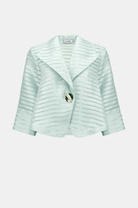 Joseph Ribkoff Signature | Novelty Shadow Stripe Swing Jacket With Lapel Jr262707