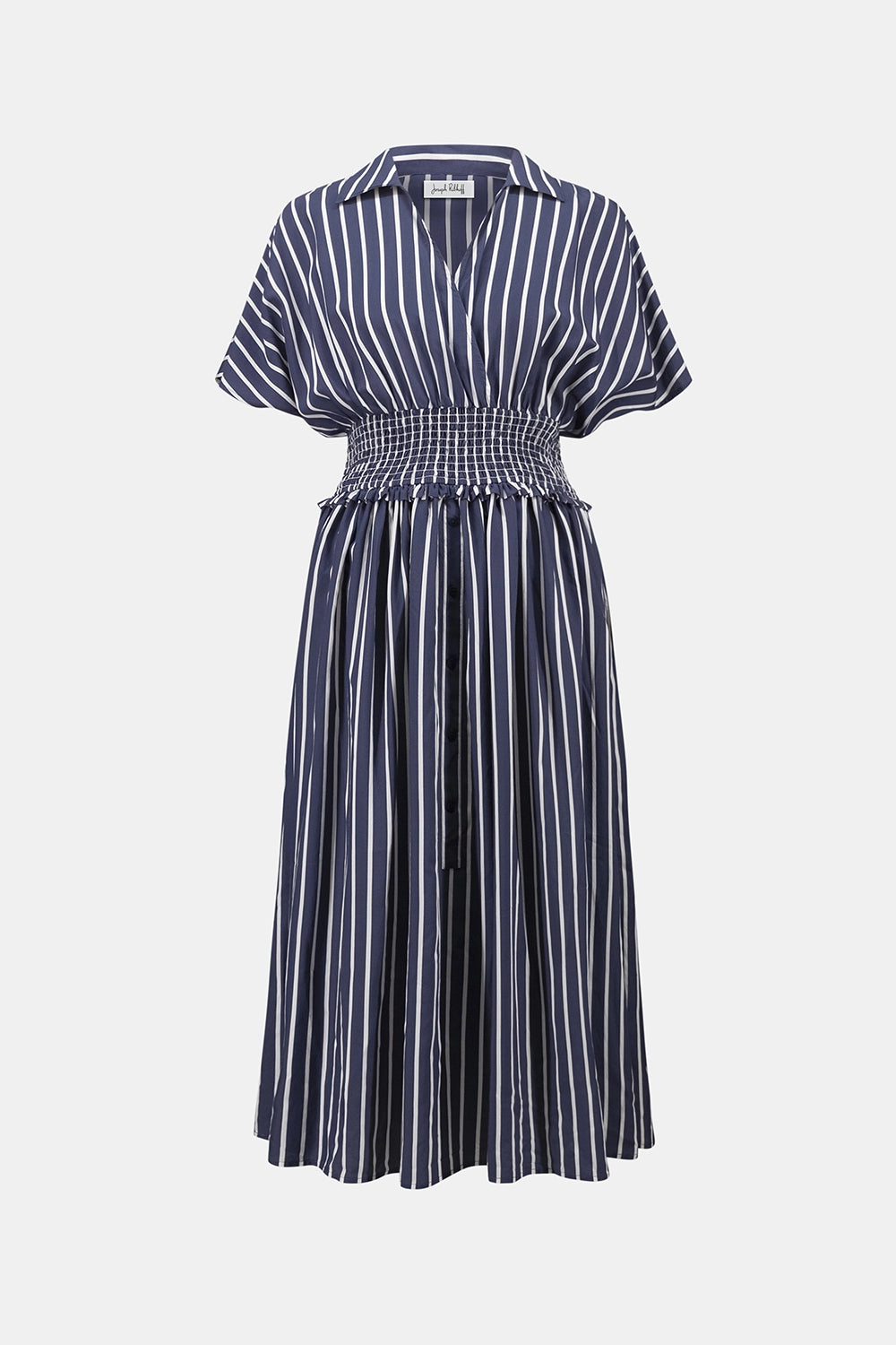 Joseph Ribkoff Flowy Poplin Stripe Print Fit And Flare Dress Jr262912