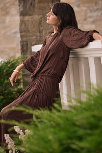 Joseph Ribkoff Pleated Satin Cocoon Top With Pleats Jr262959