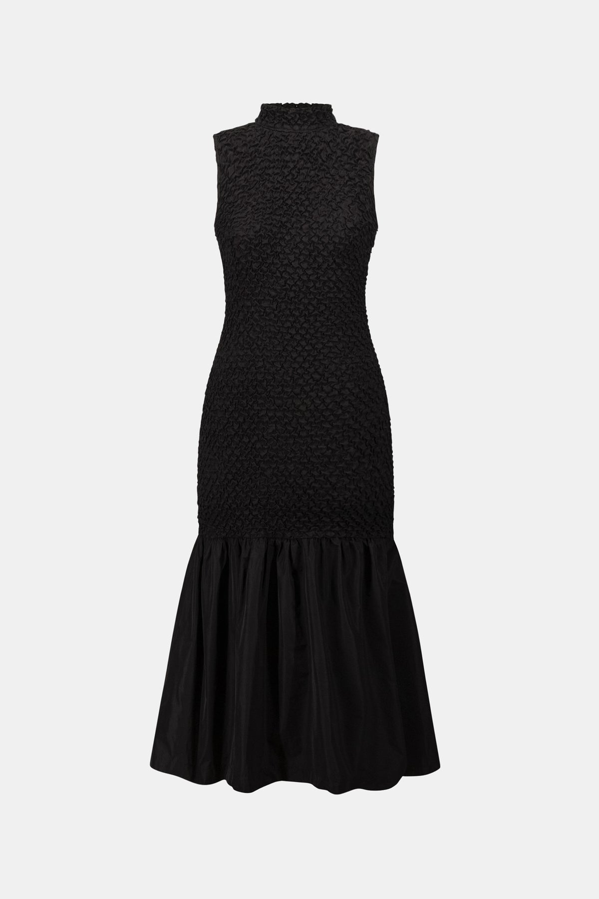 Joseph Ribkoff Textured Jacquard Flounce Dress With Memory Jr263133