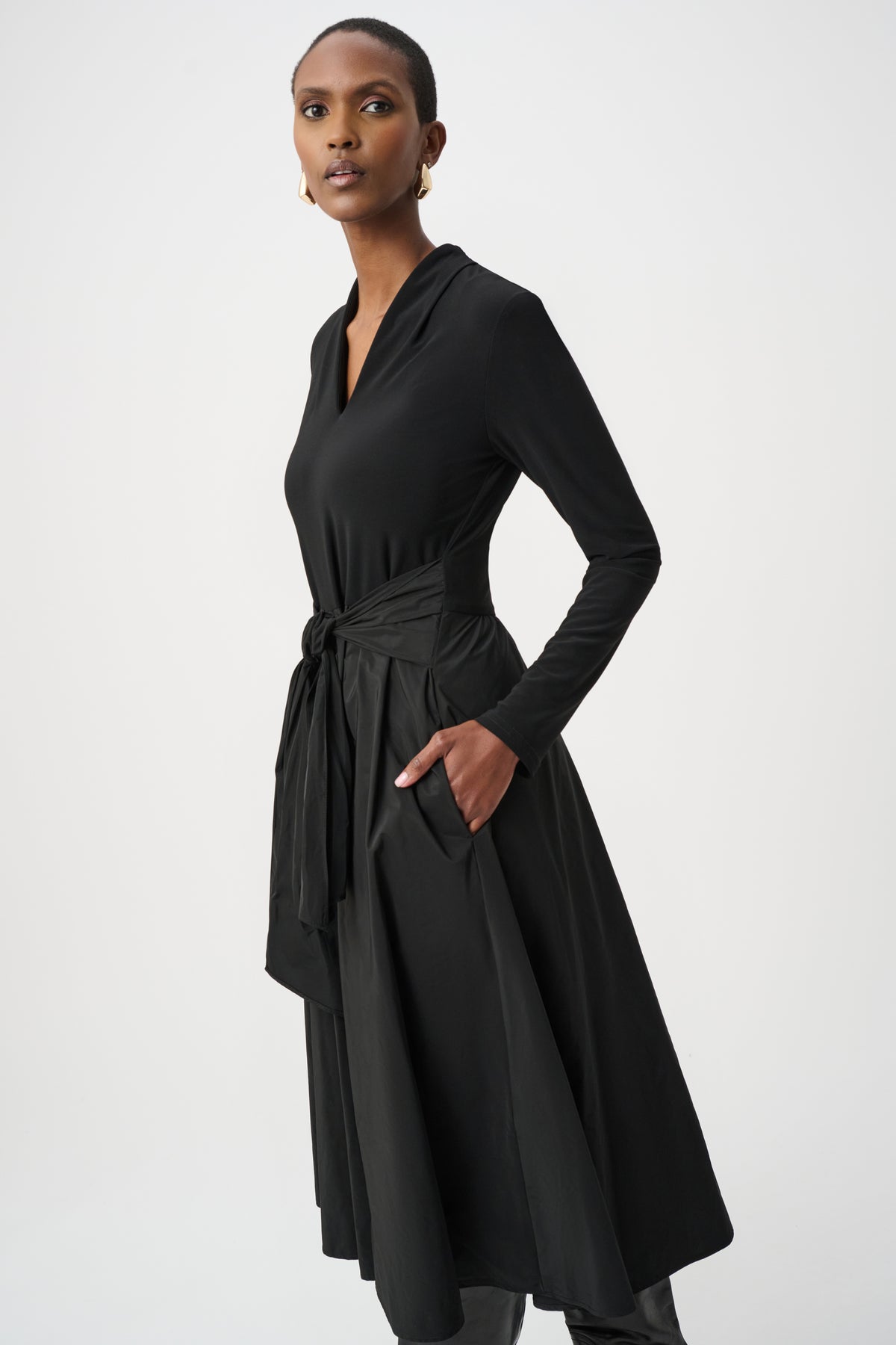 Joseph Ribkoff Silky Knit and Memory Fit and Flare Dress Jr263145