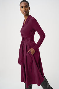 Joseph Ribkoff Silky Knit and Memory Fit and Flare Dress Jr263145