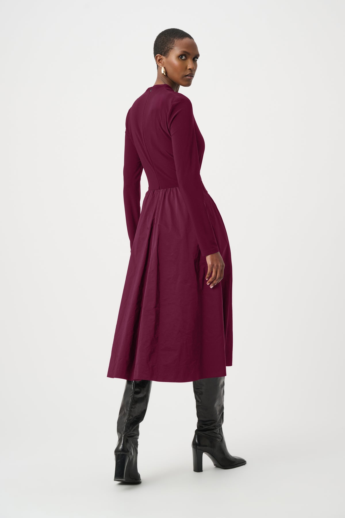 Joseph Ribkoff Silky Knit and Memory Fit and Flare Dress Jr263145