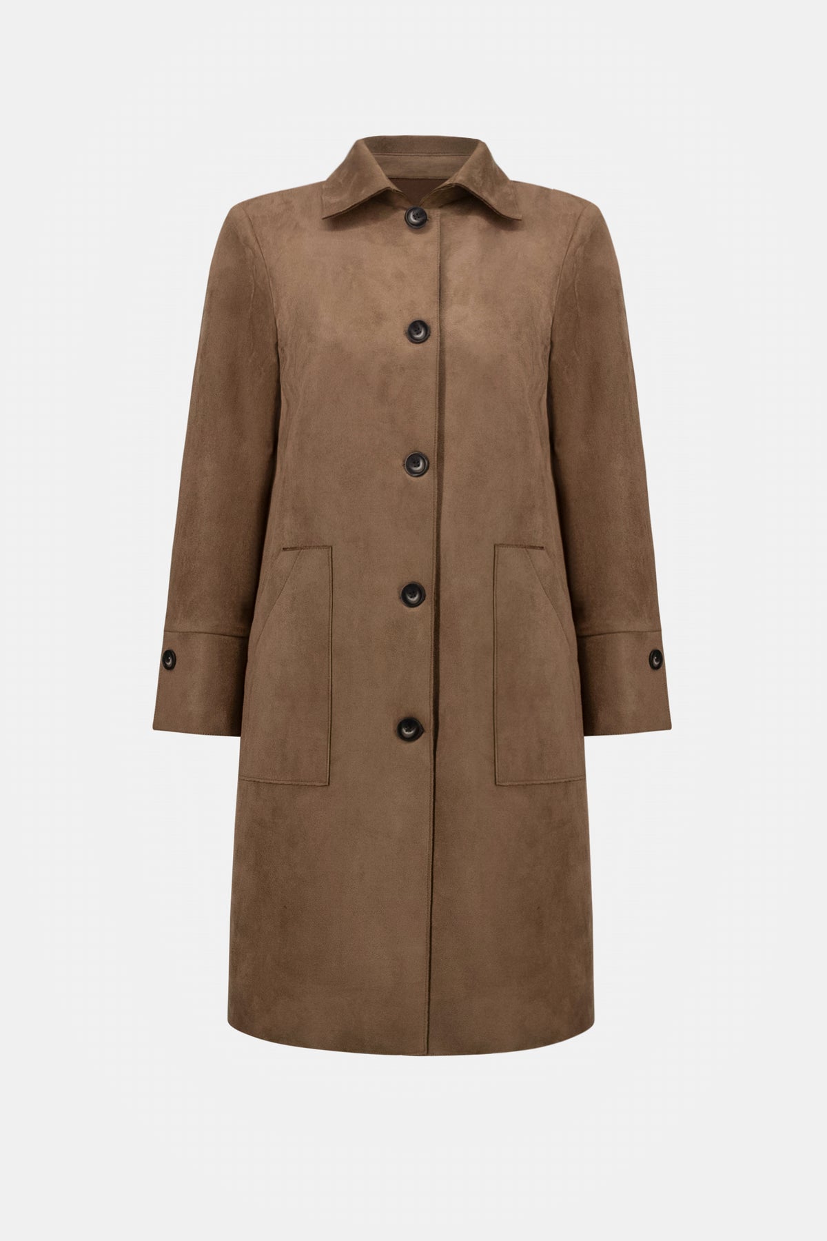 Joseph Ribkoff Scuba Suede Straight Coat Jr263146