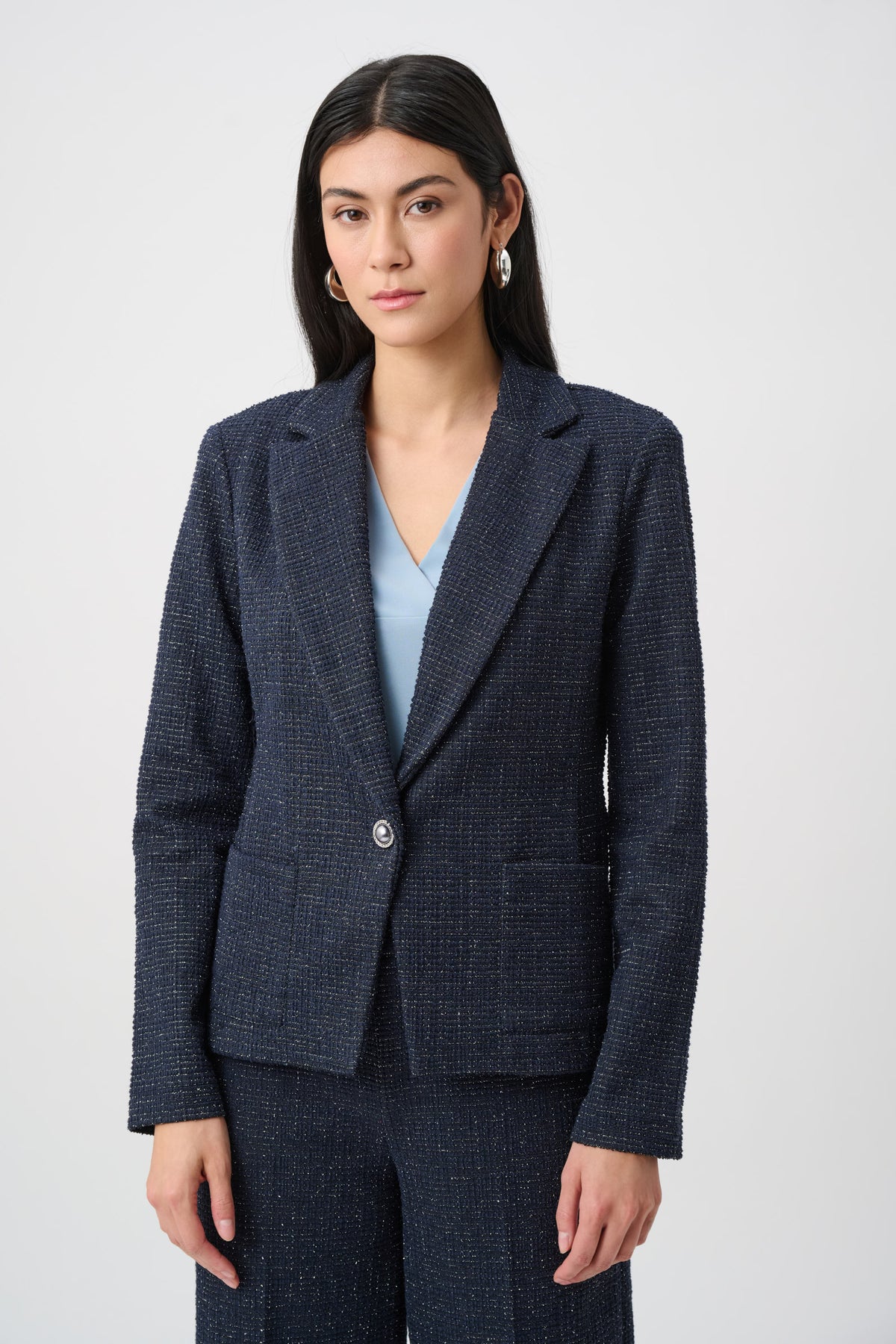 Joseph Ribkoff Lurex Boucle Fitted Blazer Jr263214