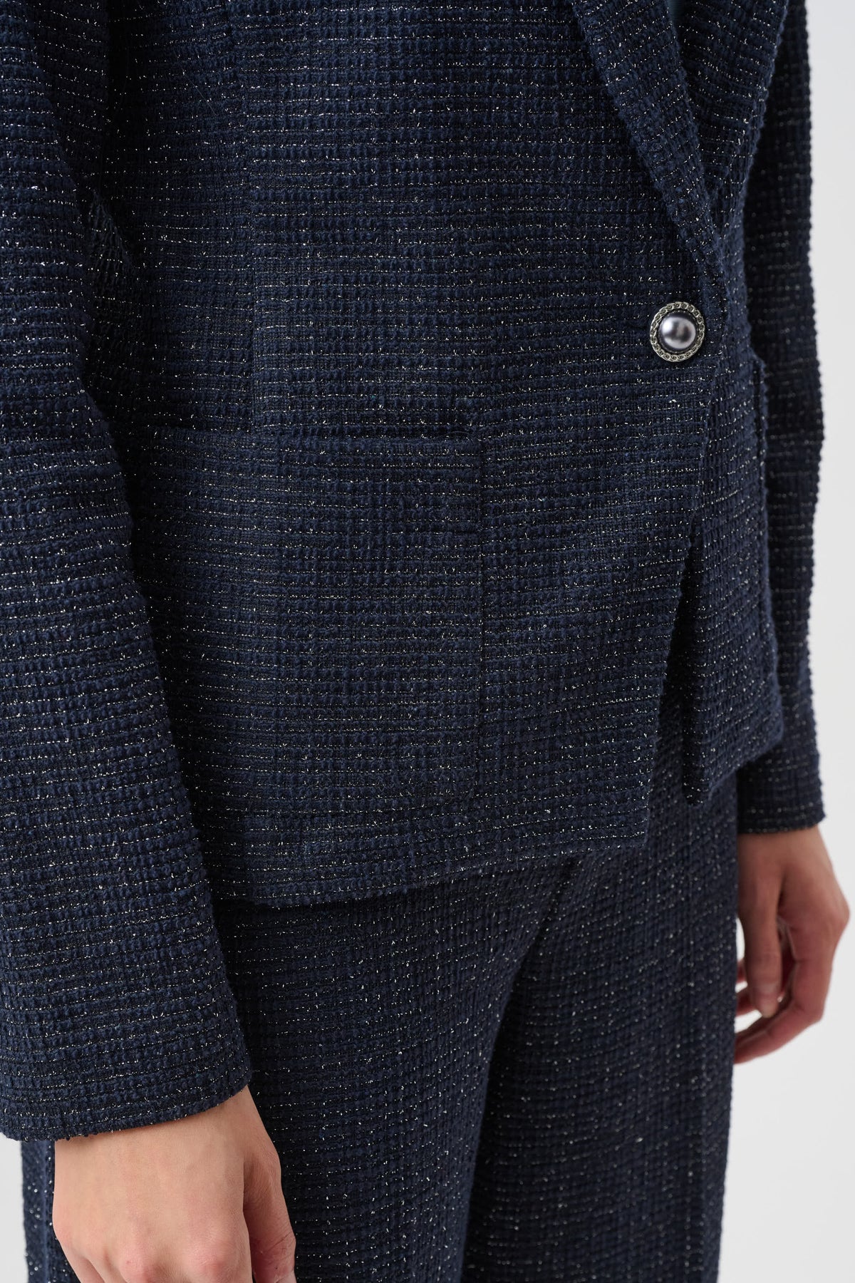 Joseph Ribkoff Lurex Boucle Fitted Blazer Jr263214