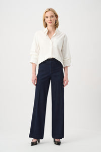 Joseph Ribkoff Chloe Stretch Denim High-Rise Wide Leg Jeans Jr263903
