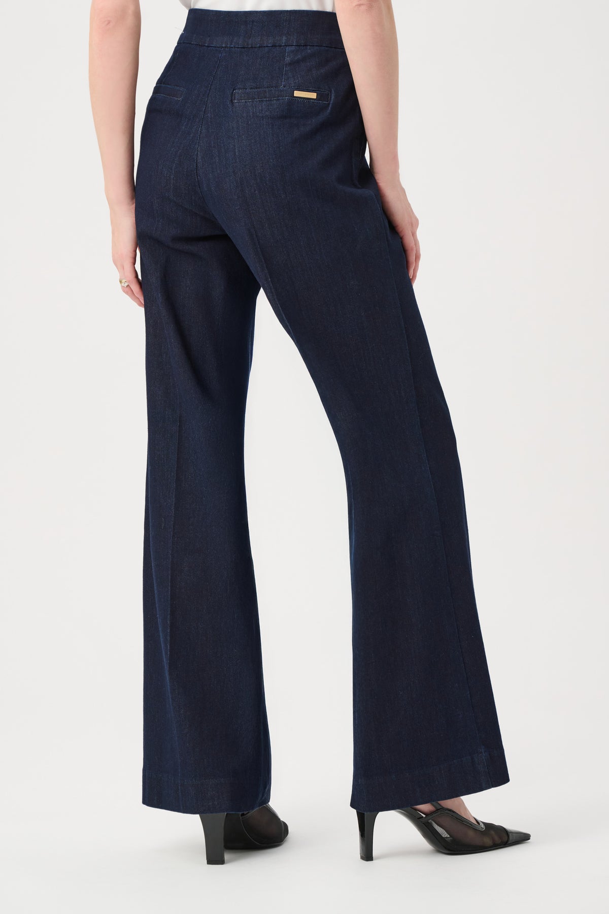 Joseph Ribkoff Chloe Stretch Denim High-Rise Wide Leg Jeans Jr263903