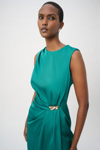 Joseph Ribkoff Recycled Satin Sheath Dress Jr264066