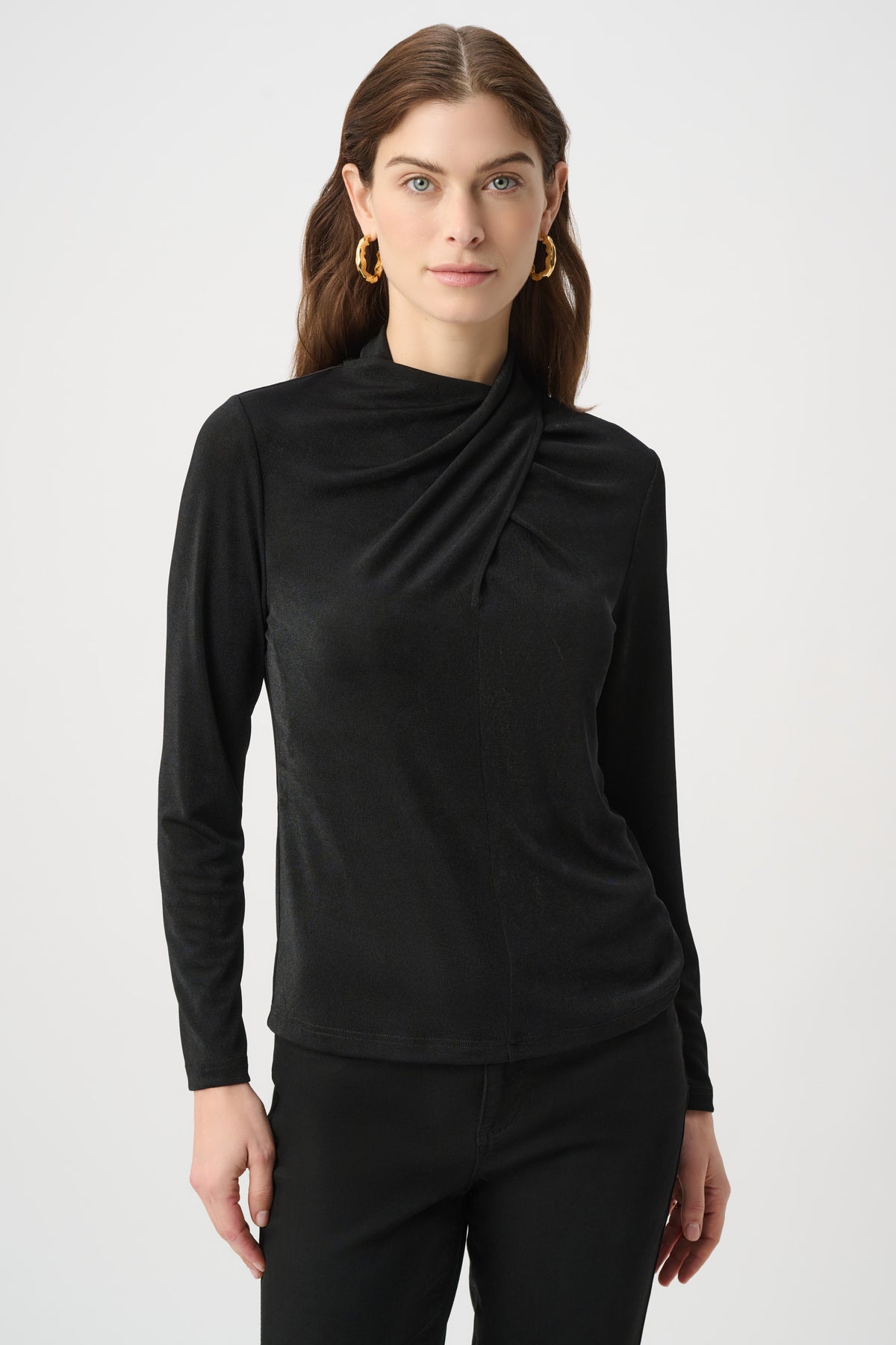Joseph Ribkoff Twisted Mock Neck Top Jr264172