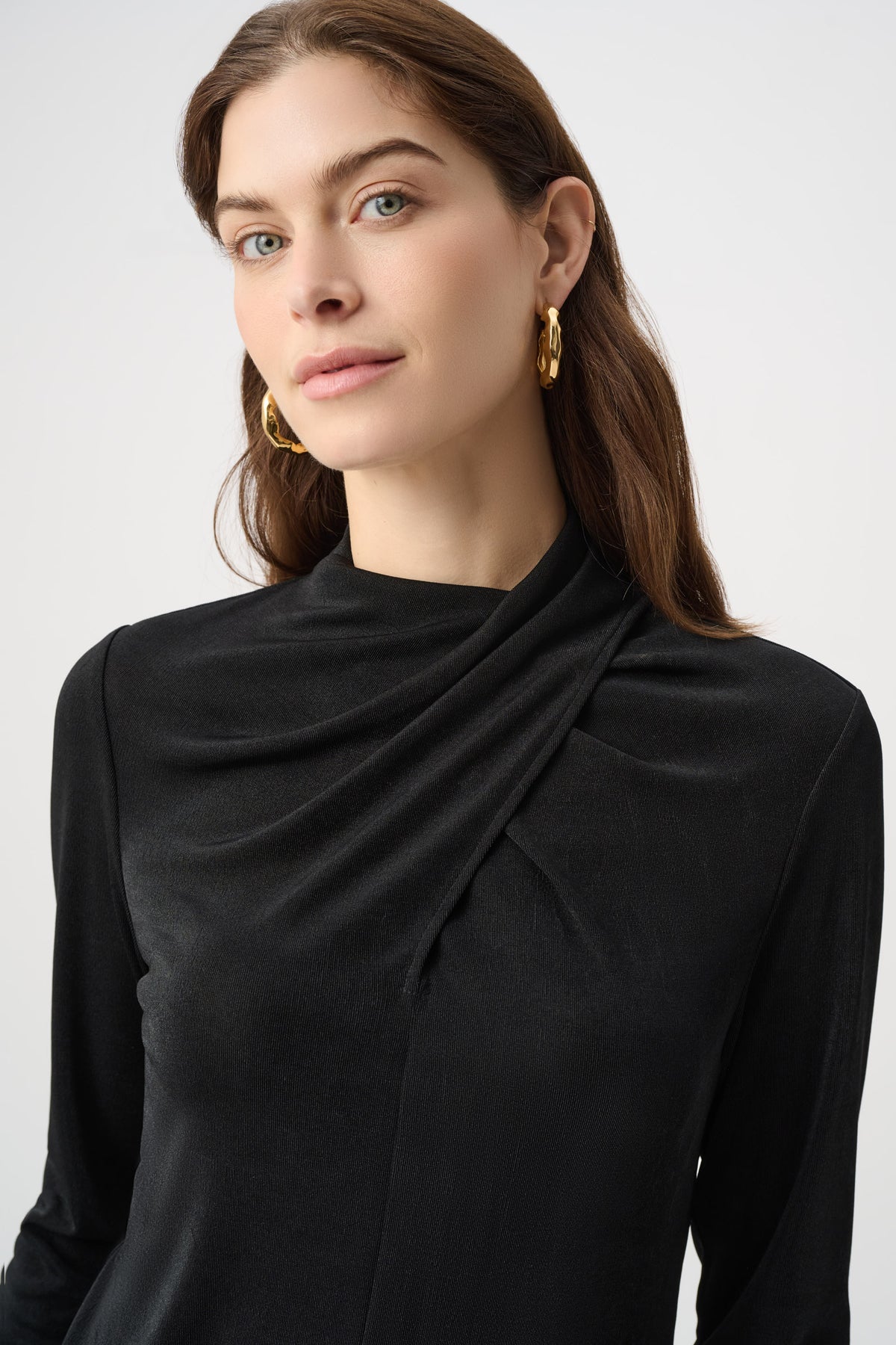 Joseph Ribkoff Twisted Mock Neck Top Jr264172