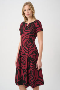 Joseph Ribkoff Floral Fit & Flare Dress Jr264212