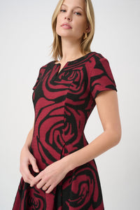 Joseph Ribkoff Floral Fit & Flare Dress Jr264212