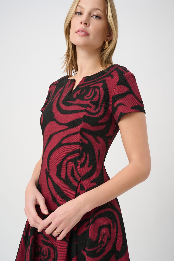 Joseph Ribkoff Floral Fit & Flare Dress Jr264212
