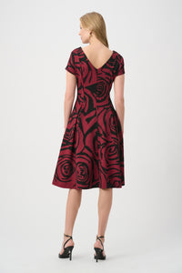 Joseph Ribkoff Floral Fit & Flare Dress Jr264212