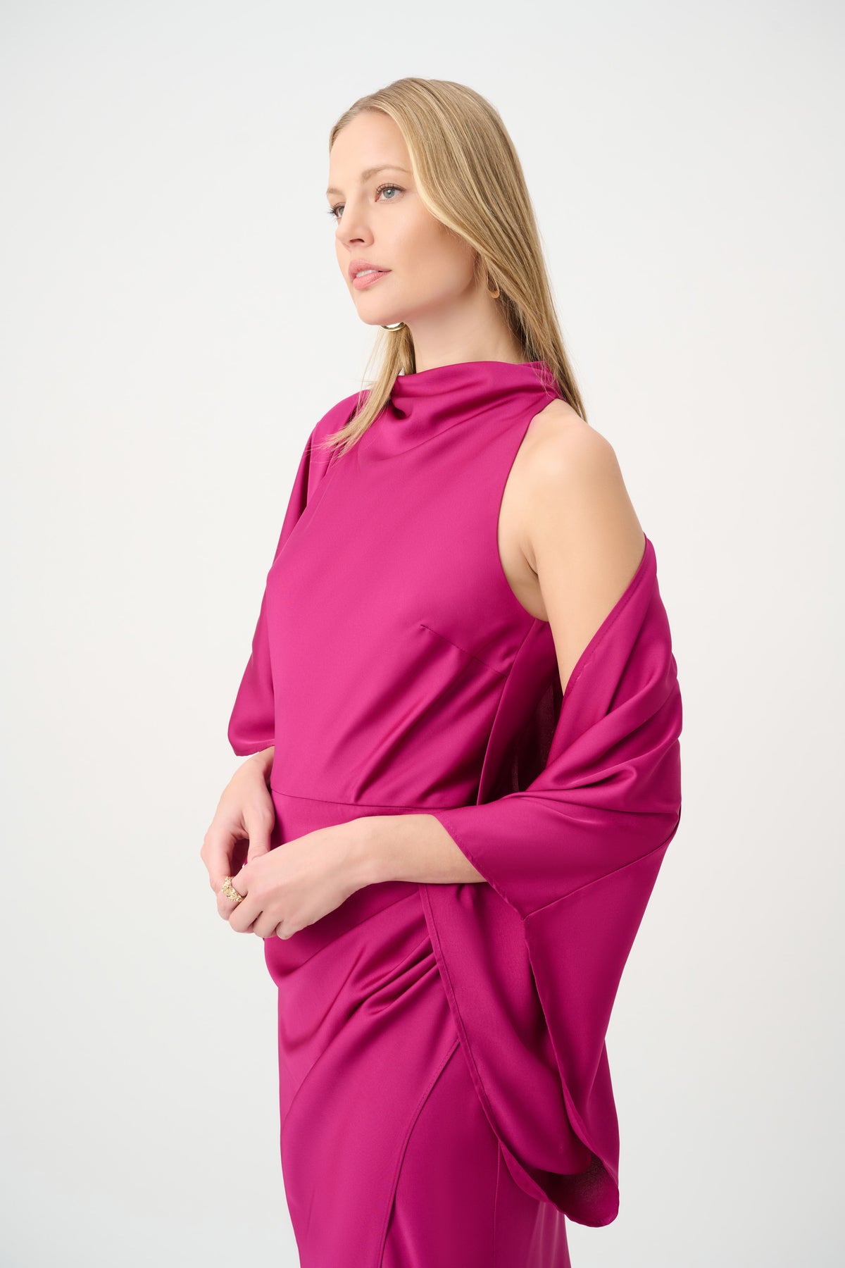 Joseph Ribkoff Satin Dolman Sleeve Cover-Up Jr264731