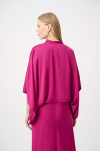 Joseph Ribkoff Satin Dolman Sleeve Cover-Up Jr264731