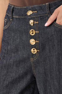 Joseph Ribkoff Statement High-Rise Palazzo Jeans Jr264901