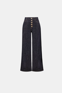 Joseph Ribkoff Statement High-Rise Palazzo Jeans Jr264901