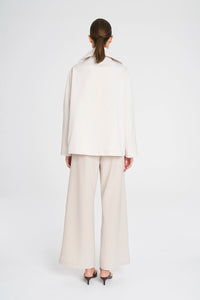 Mela Purdie Pea Jacket In Wax F103 4241 - Pre-Order March Delivery