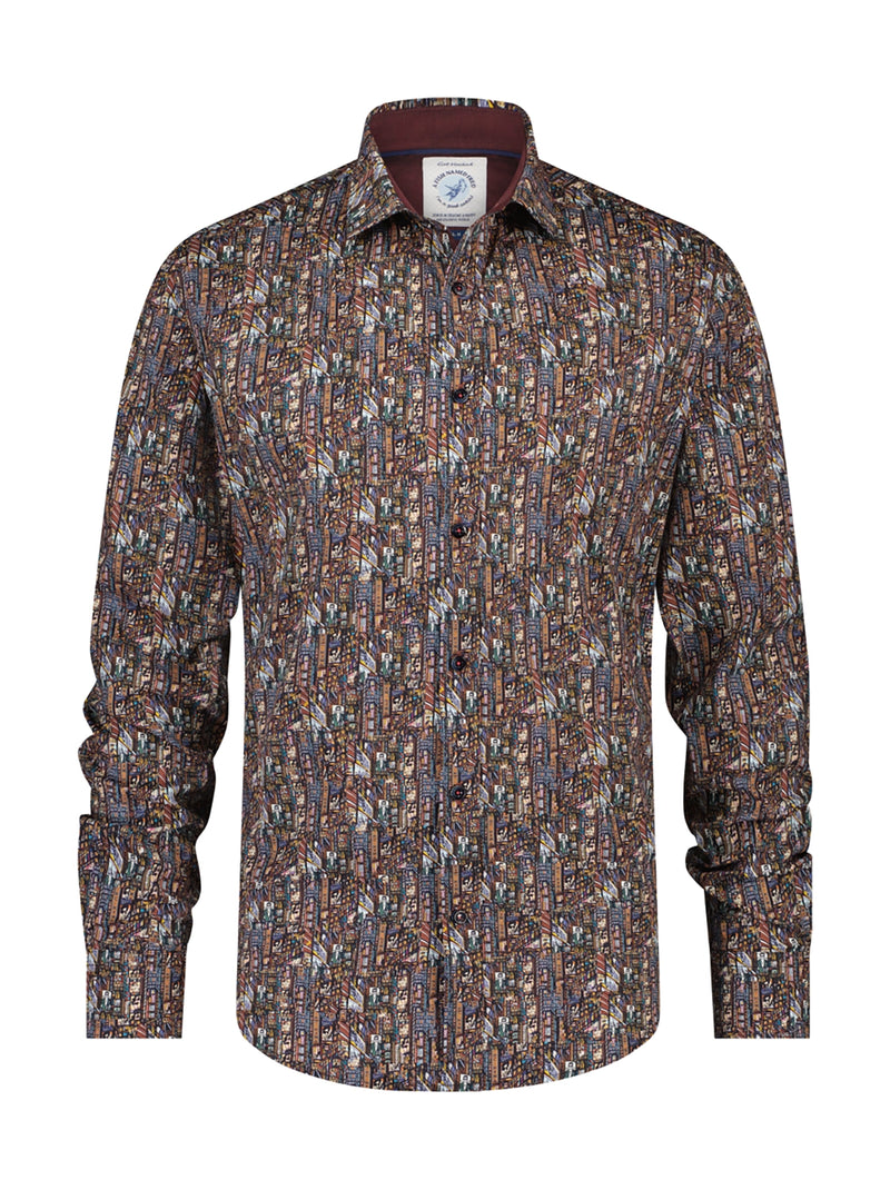 A Fish Named Fred Broadway Burgundy Shirt 27.011.411