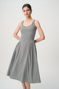 Joseph Ribkoff Gingham Fit and Flare Dress Jr271025