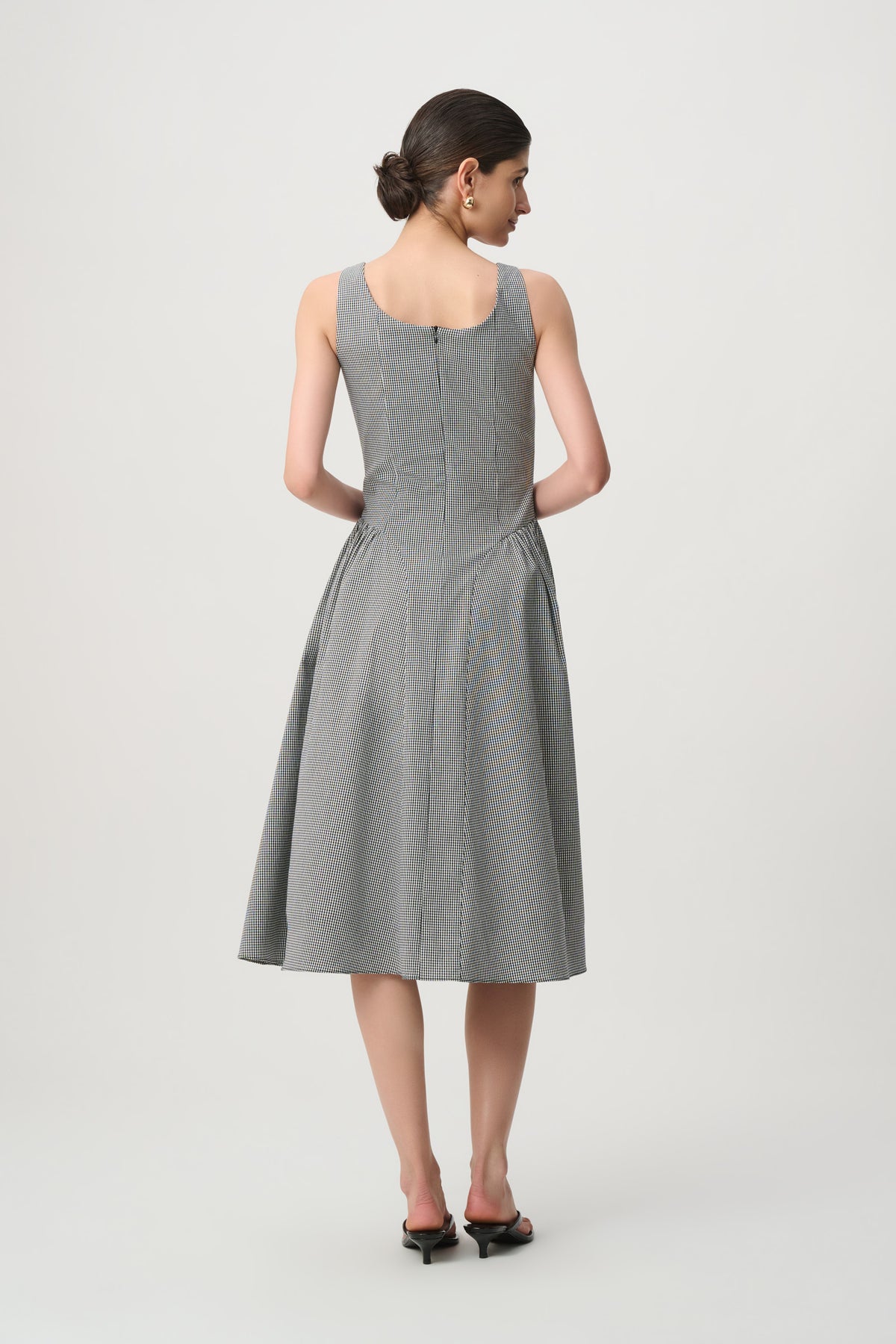 Joseph Ribkoff Gingham Fit and Flare Dress Jr271025