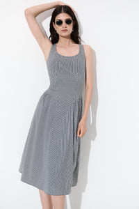 Joseph Ribkoff Gingham Fit and Flare Dress Jr271025
