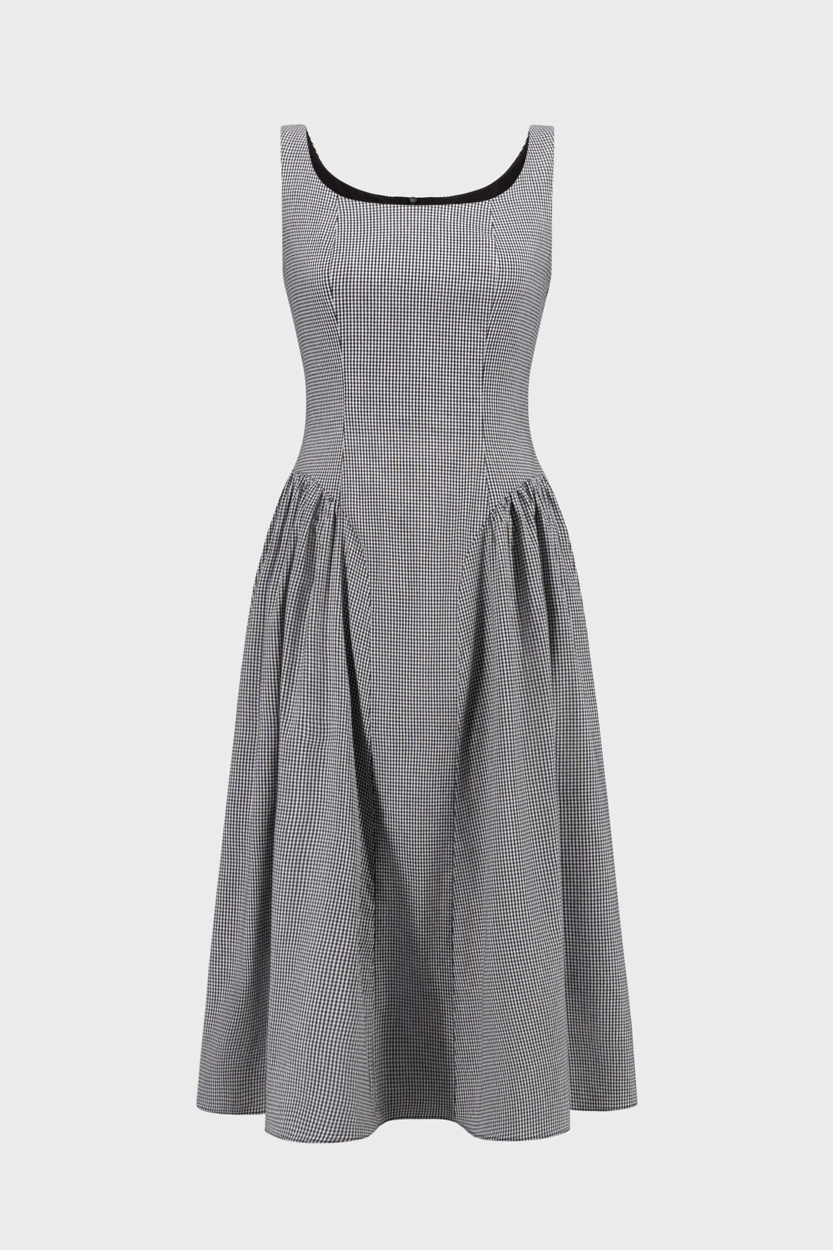 Joseph Ribkoff Gingham Fit and Flare Dress Jr271025