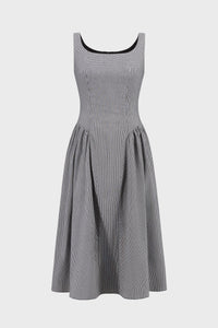 Joseph Ribkoff Gingham Fit and Flare Dress Jr271025
