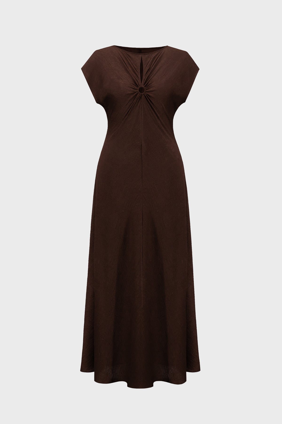 Joseph Ribkoff Crushed Satin Midi A-Line Dress Jr271090