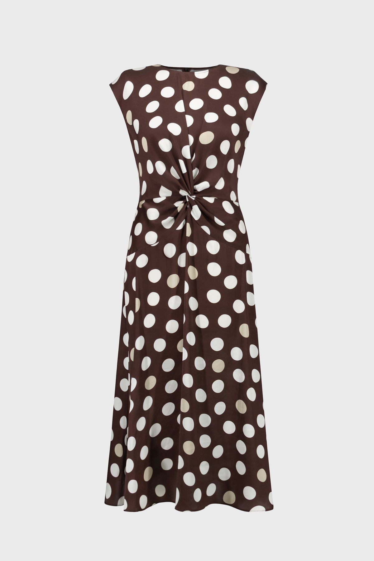 Joseph Ribkoff Polka Dot Twist Waist Dress Jr271096