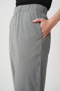 Joseph Ribkoff Gingham Culotte Pants Jr271194