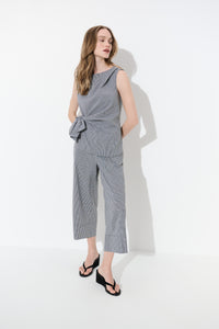 Joseph Ribkoff Gingham Culotte Pants Jr271194