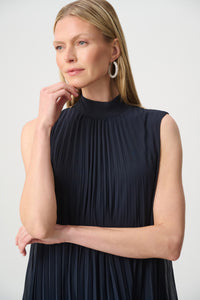 Joseph Ribkoff Chiffon Ruffle Hem Trapeze Dress Jr271739