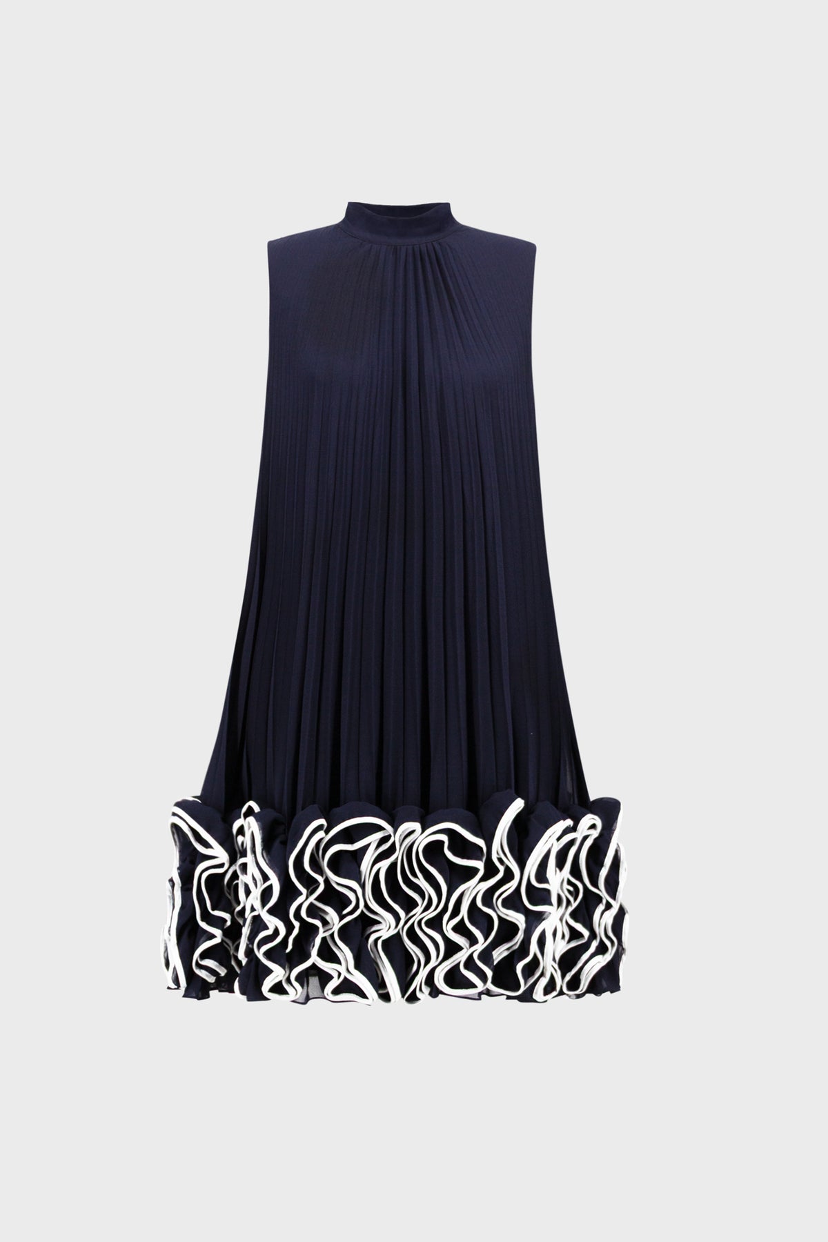 Joseph Ribkoff Chiffon Ruffle Hem Trapeze Dress Jr271739