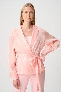 Joseph Ribkoff Organza Wrap Blouse Set Jr271757