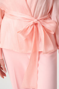 Joseph Ribkoff Organza Wrap Blouse Set Jr271757