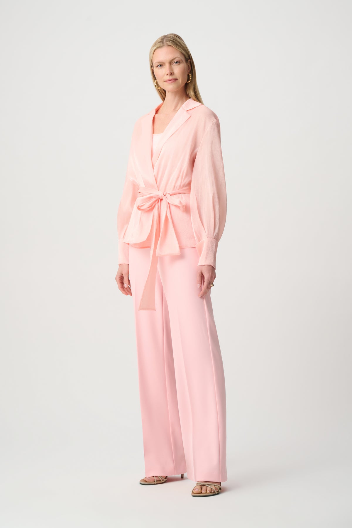Joseph Ribkoff Organza Wrap Blouse Set Jr271757